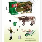 Zestaw zabawek Farm Vehicles traktor z farmą 26cm