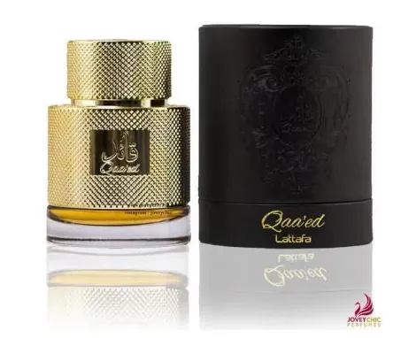 Perfumy Qawied Lattafa 100ml złota butelka