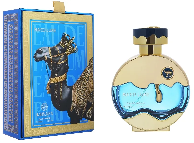 Perfumy RADO LUXE 100ml w pudełku niebiesko-złotym