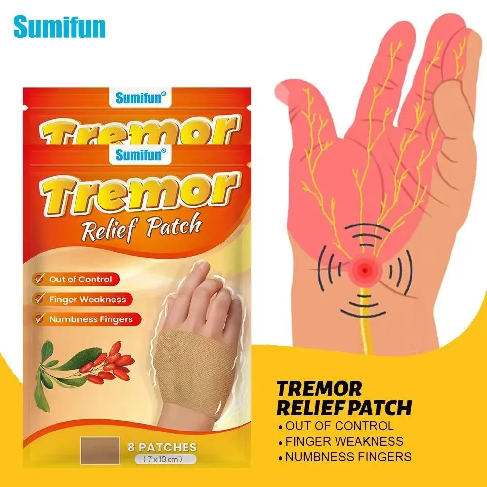 Plaster Sumifun Tremor Relief na drżenie dłoni 8 szt