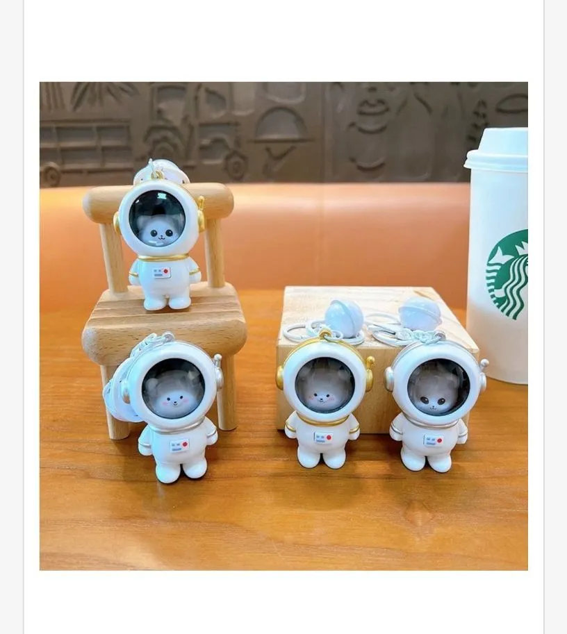 Brelok Zabawkowy Kot Astronauta Biały