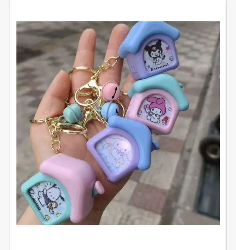 Brelok do kluczy domek Kuromi My Melody Cinnamoroll
