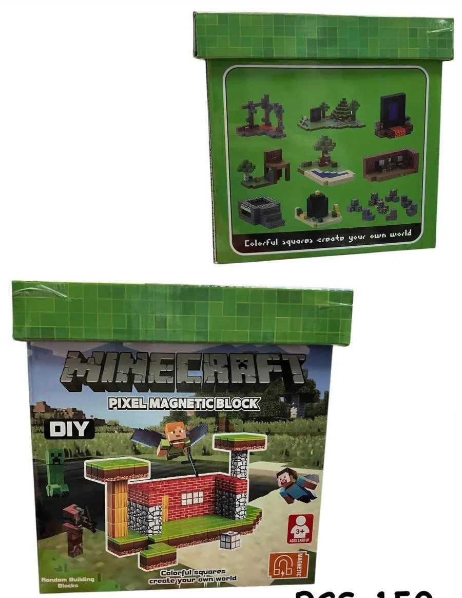 Zabawki Magnetic Minecraft Pixel Block 150PCS