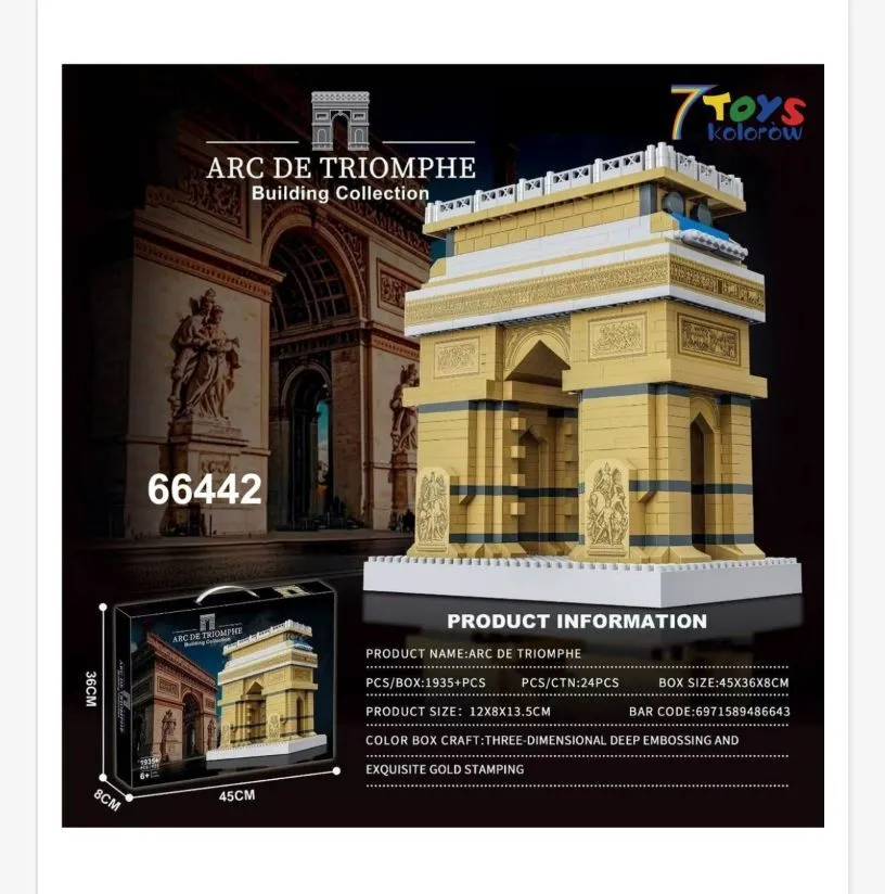 Zabawki Klocki ARC De Triomphe 1935+PCS 66442