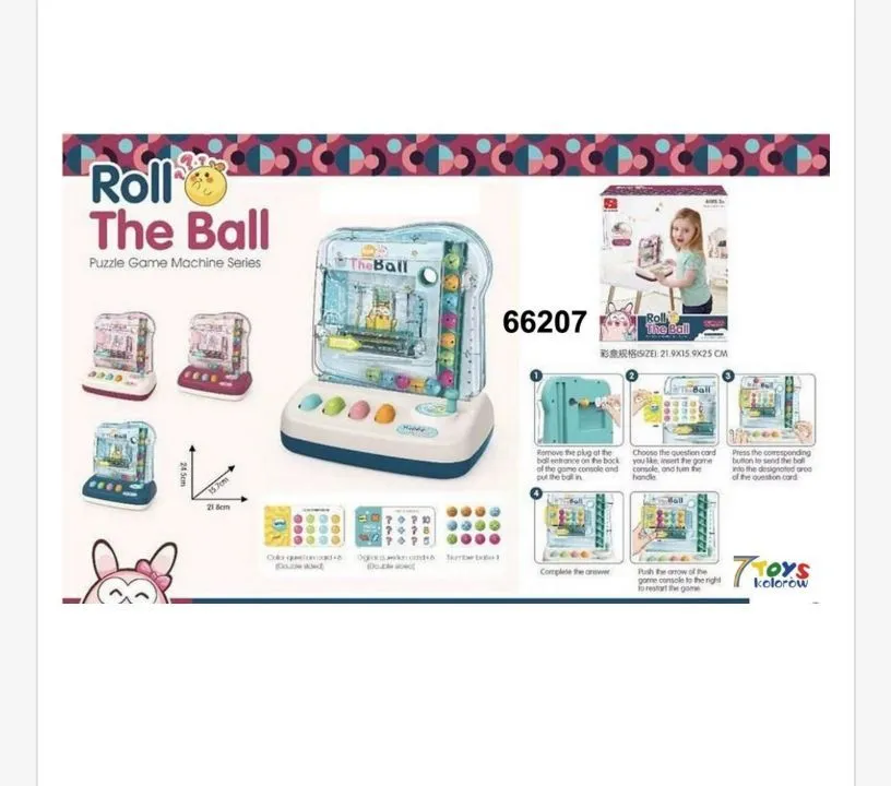 Zabawka Roll The Ball Puzzle Game Machine 66207