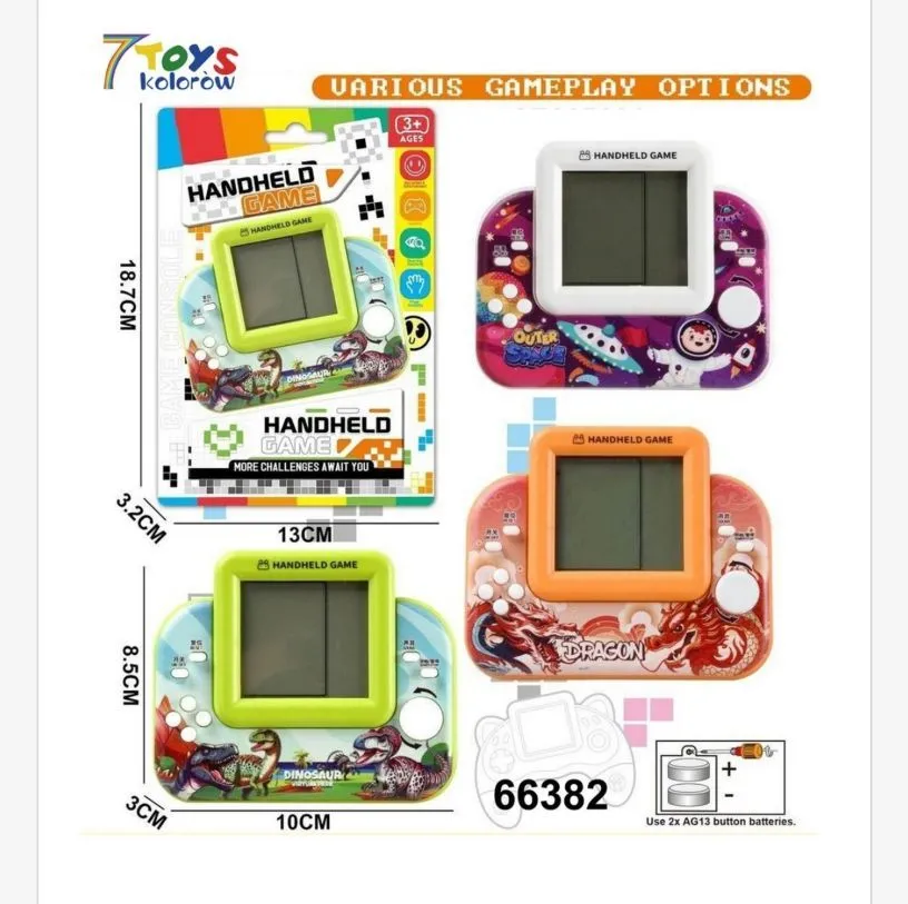 Przenośna konsola Handheld Game kolorowa 13x8 cm