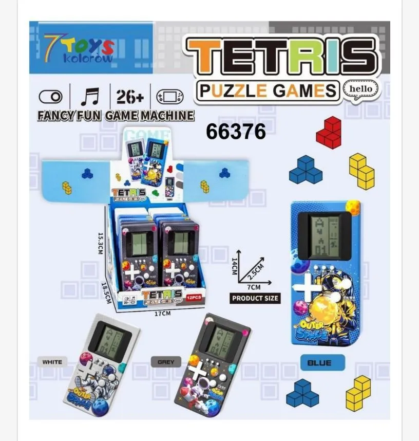 Zabawka Tetris Puzzle Games 7Toys kolorowa 26+