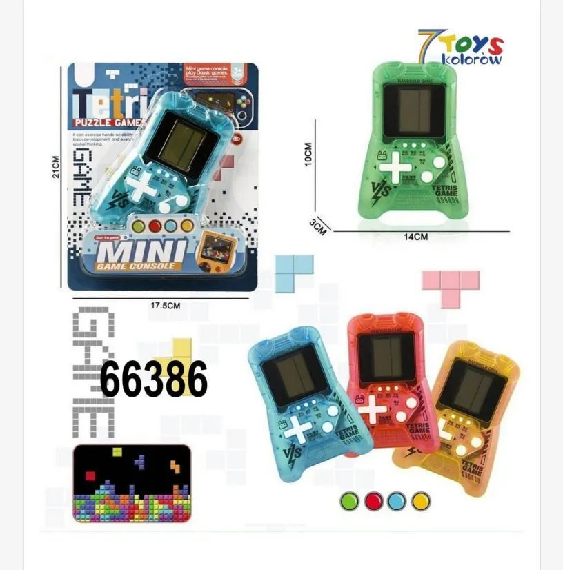 Mini Zabawka Tetris Puzzle Game 17x10x3 cm