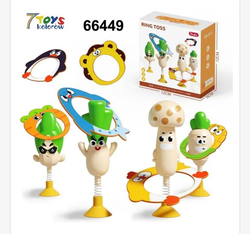 Zabawka Ring Toss 7TOYS kolorowa z figurkami