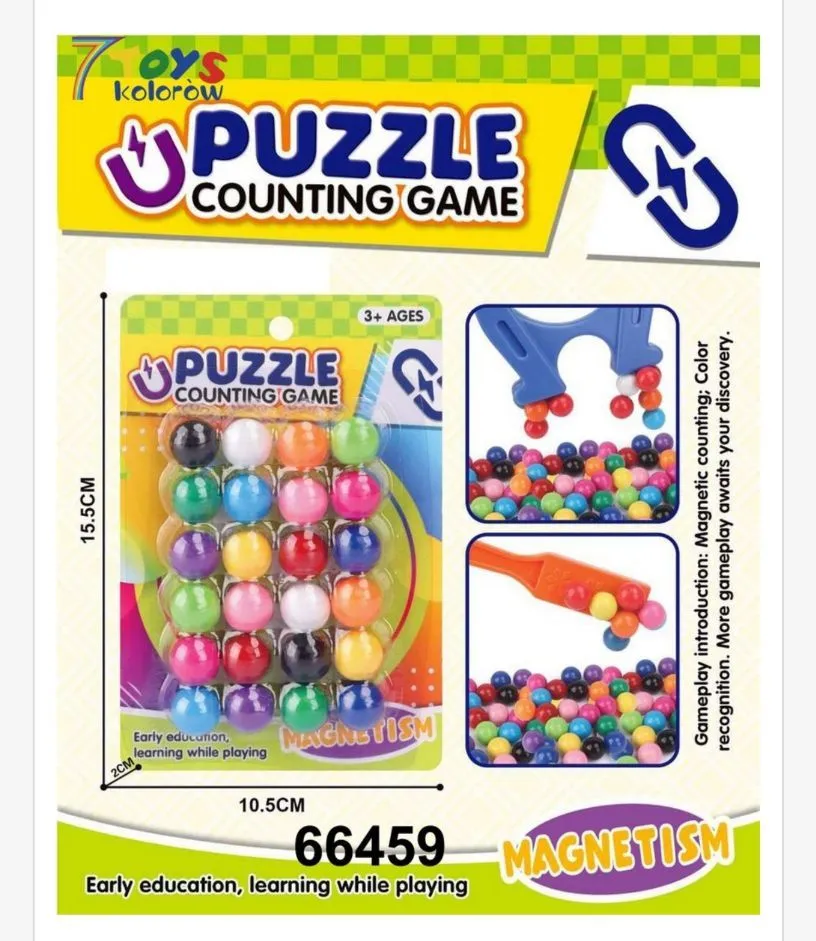 Puzzle Counting Game magnetyczna gra licząca 3+ lat