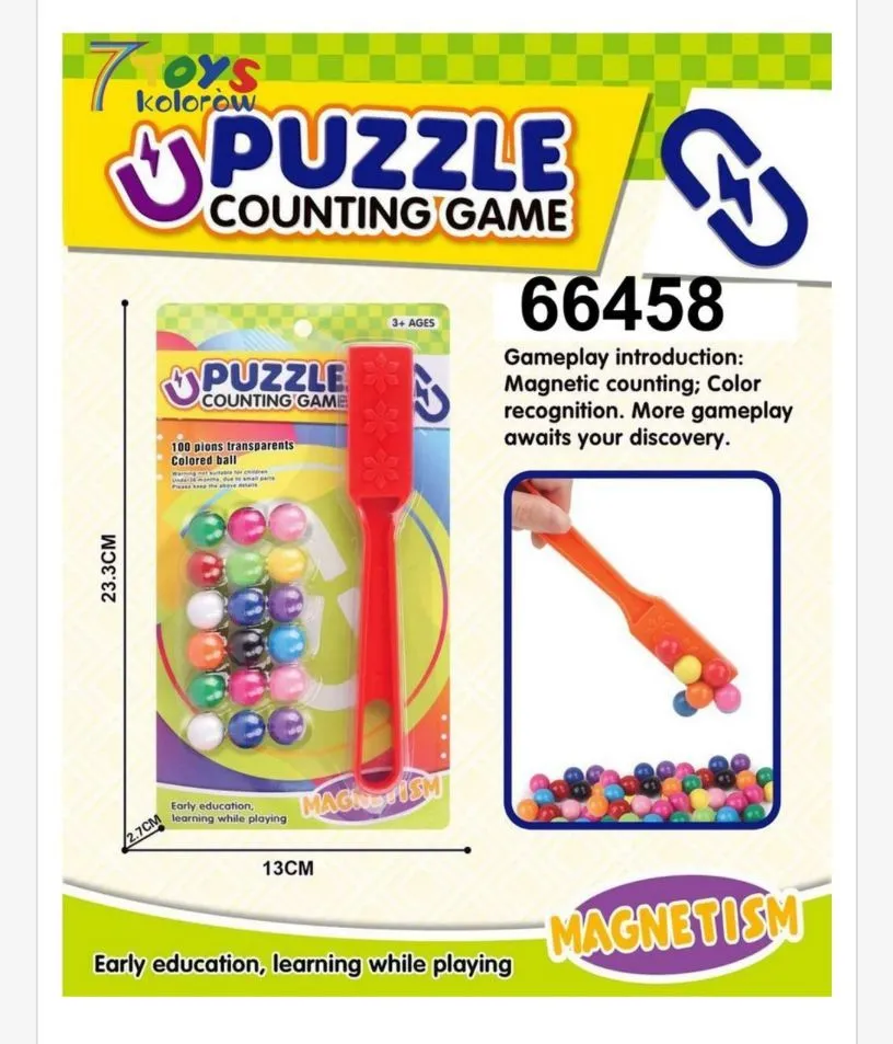 Puzzle Counting Game - Magnetyczna gra licząca