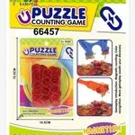 Zabawki Puzzle Counting Game Magnetyczne 3+