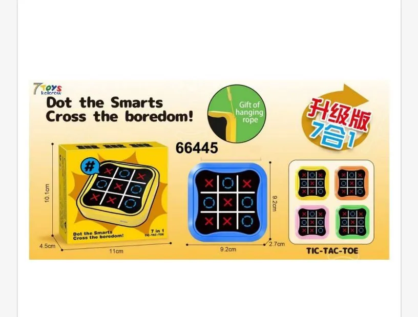 Zabawka logiczna Dot The Smarts Tic-Tac-Toe 15x11cm