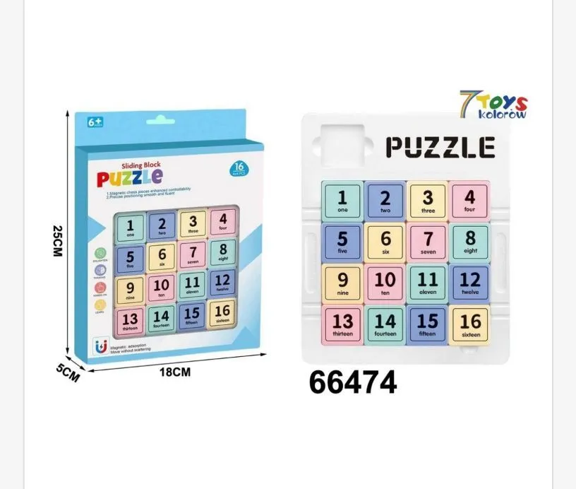 Puzzle Sliding Block 18x5 cm
