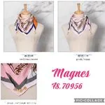 Chusta Damska Magnesnes Navy i Pink Rose