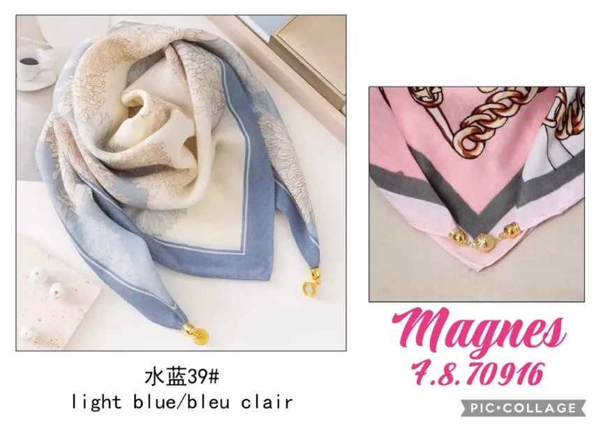 Chusta Damska Magnesnes Light Blue Clair