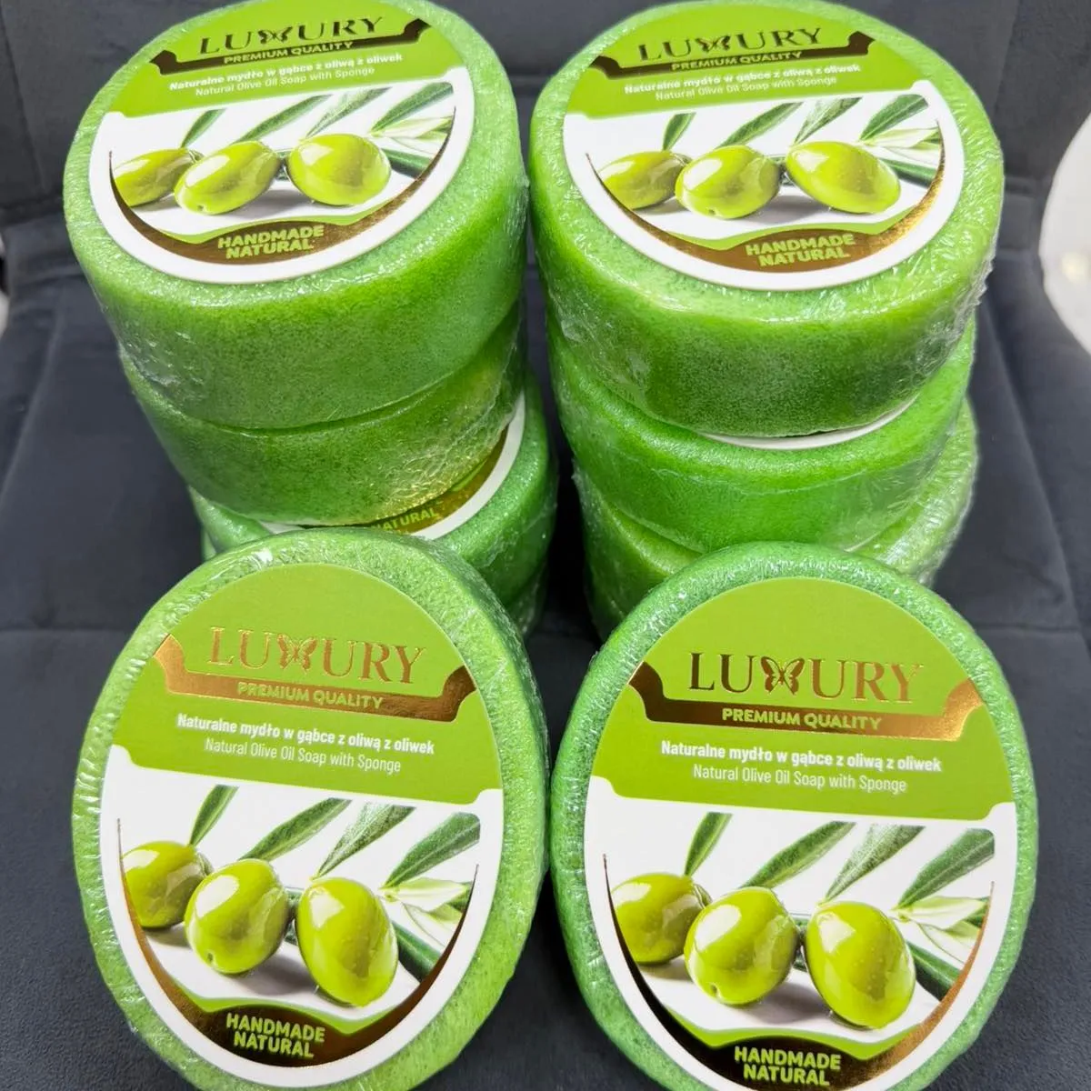 Naturalne Mydło w Gąbce Luxury Olive Oil