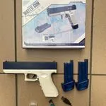 Pistolet na wodę Water Gun replika Glock czarno-biały