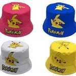 Czapki Pikachu Pokémon bucket hat 4 kolory