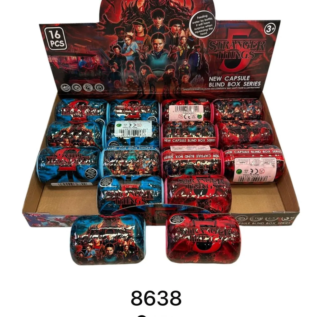 Zabawki Figurki Stranger Things Blind Box 9cm 16szt
