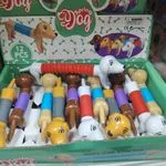 Zabawki Spring Dog - rozciągliwe pieski, 12 szt