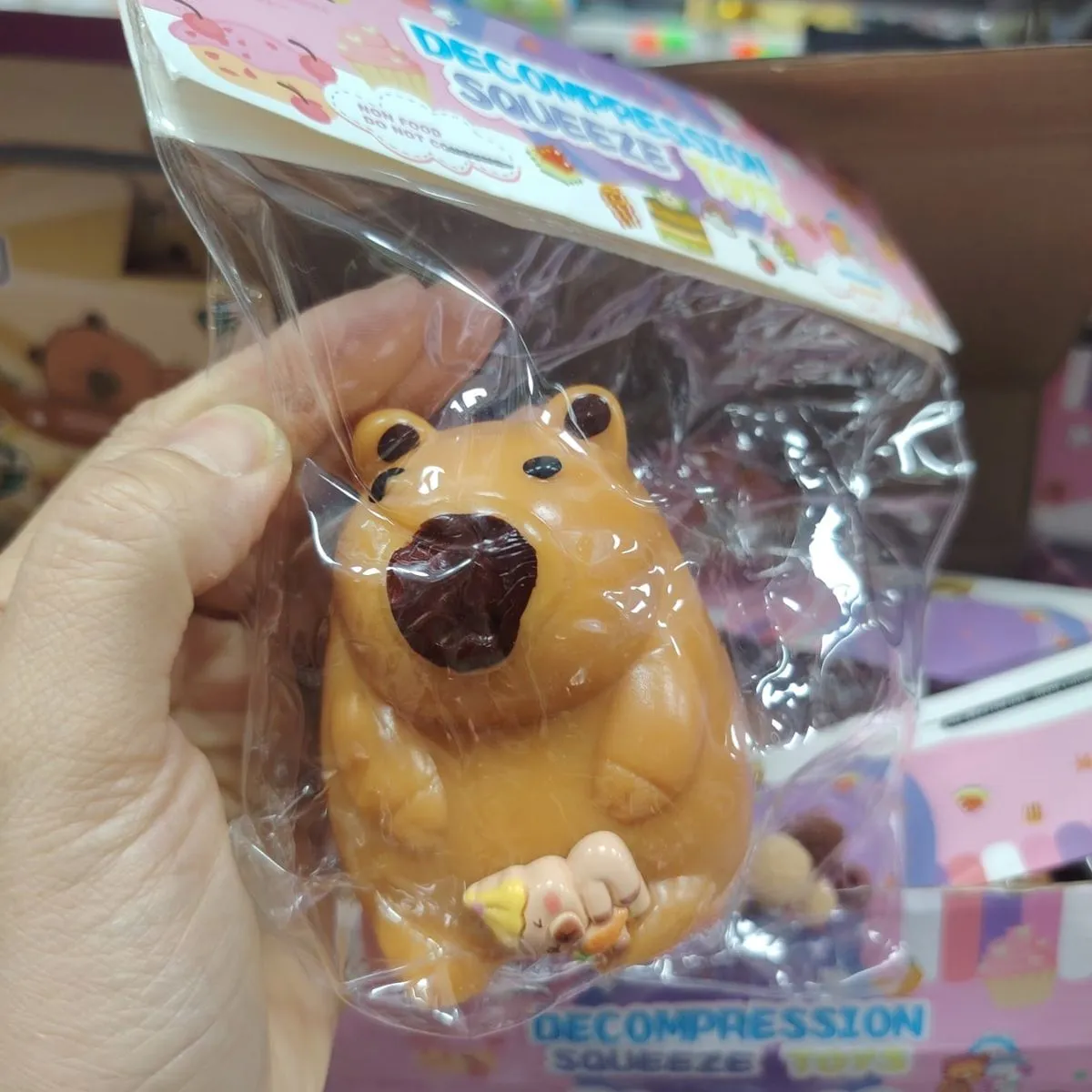 Zabawka Squeeze Toy Kapibara Duża Decompression