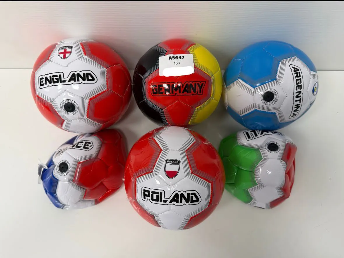 Małe piłki futbolowe mini z flagami reprezentacji