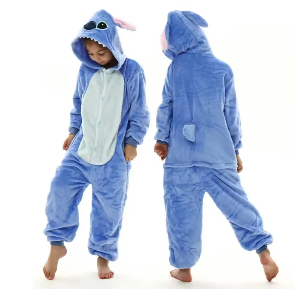 Strój Stitch 130/140cm Kigurumi Pajacyk Dziecięcy Pluszowy