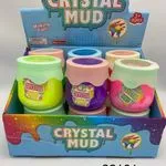 Masa plastyczna Crystal Mud w słoiczkach, zestaw 12 sztuk