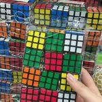 Brelok Magic Cube Kostka Logiczna 3x3 Mini - Zestaw 12 szt.