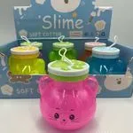 Crystal Mud Slime Kotek 12 szt - Masa Plastyczna z Brokatem
