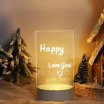 Lampka LED Tablet Pisad SMS Happy Love You - 12 szt.
