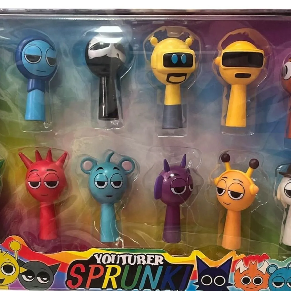 Figurki Sprunki Zestaw 12 szt. - Postacie Youtuber Sprunki