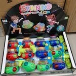 Zabawki Spinning Speed Twirl Top bączki z wyrzutnią, 12 szt.