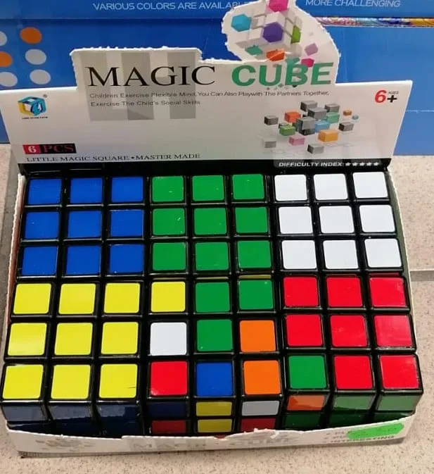 Zabawka Kostka Logiczna Magic Cube 3x3 - 12 szt.