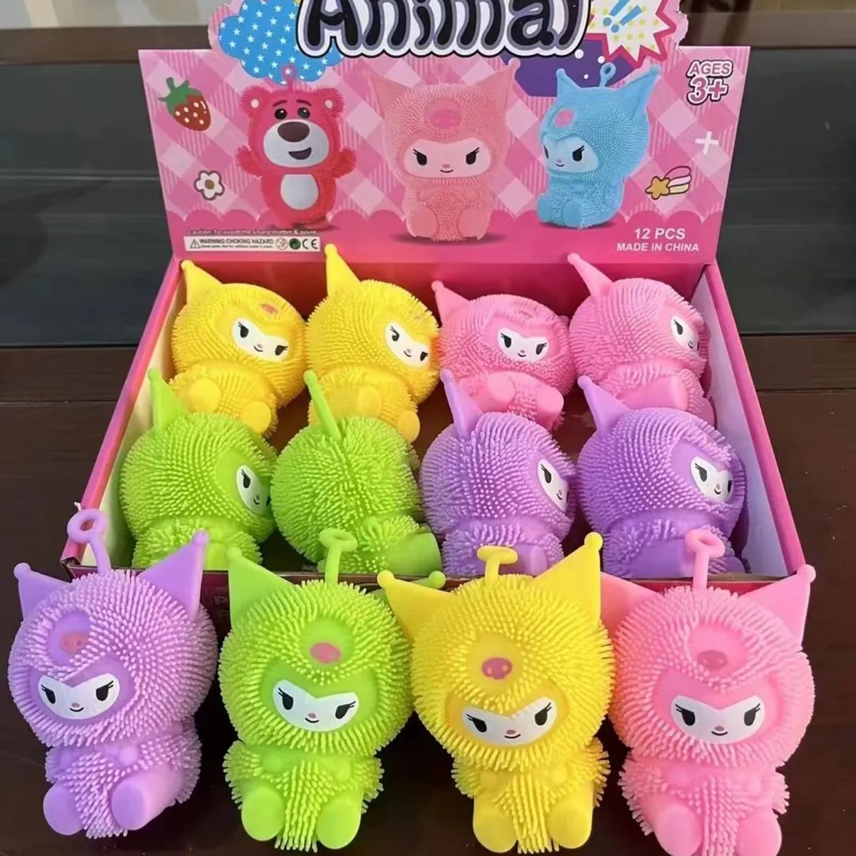 Zabawka Squishy Gniotek Kolczasty Kuromi 24 szt.