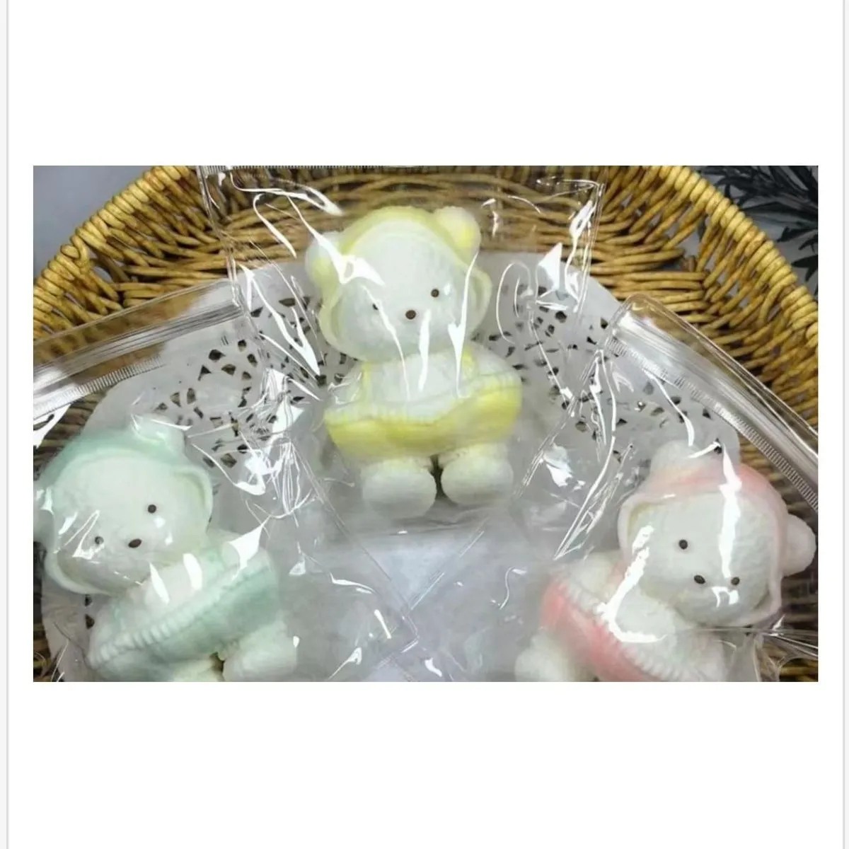 Zabawki Squeeze Toys Gniotki Misie Pastelowe 12 szt.