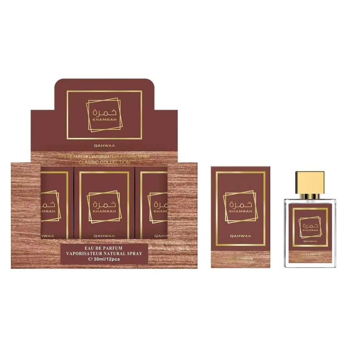 Lattafa Khamrah Qahwa 30ml Woda Perfumowana EDP Display 12szt