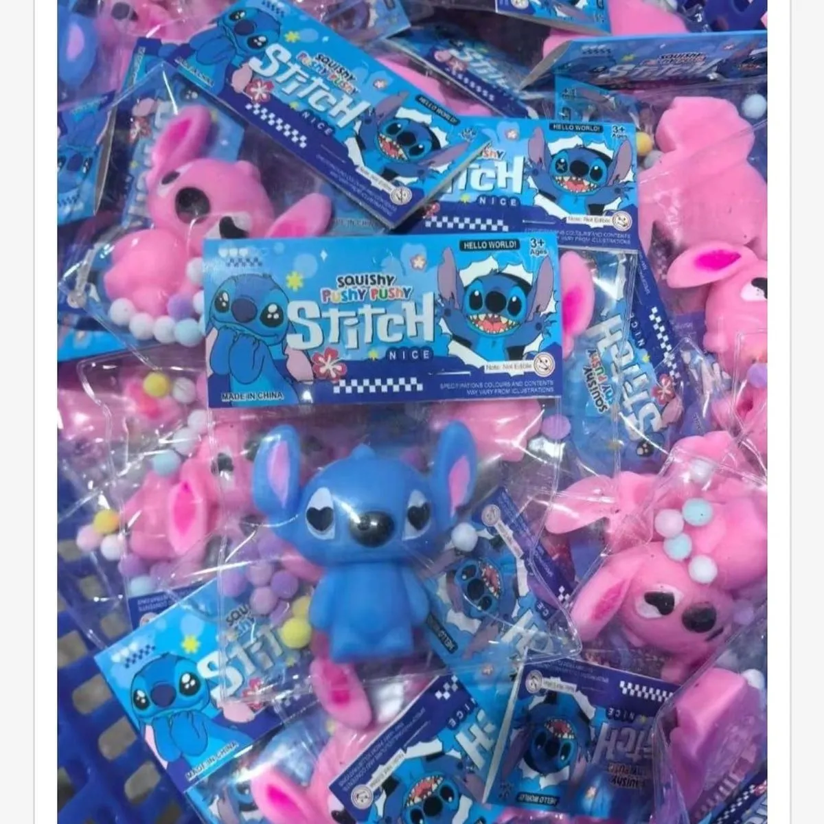 Zabawki Squeeze Stitch Gniotek Squishy Antystresowy 24 szt.
