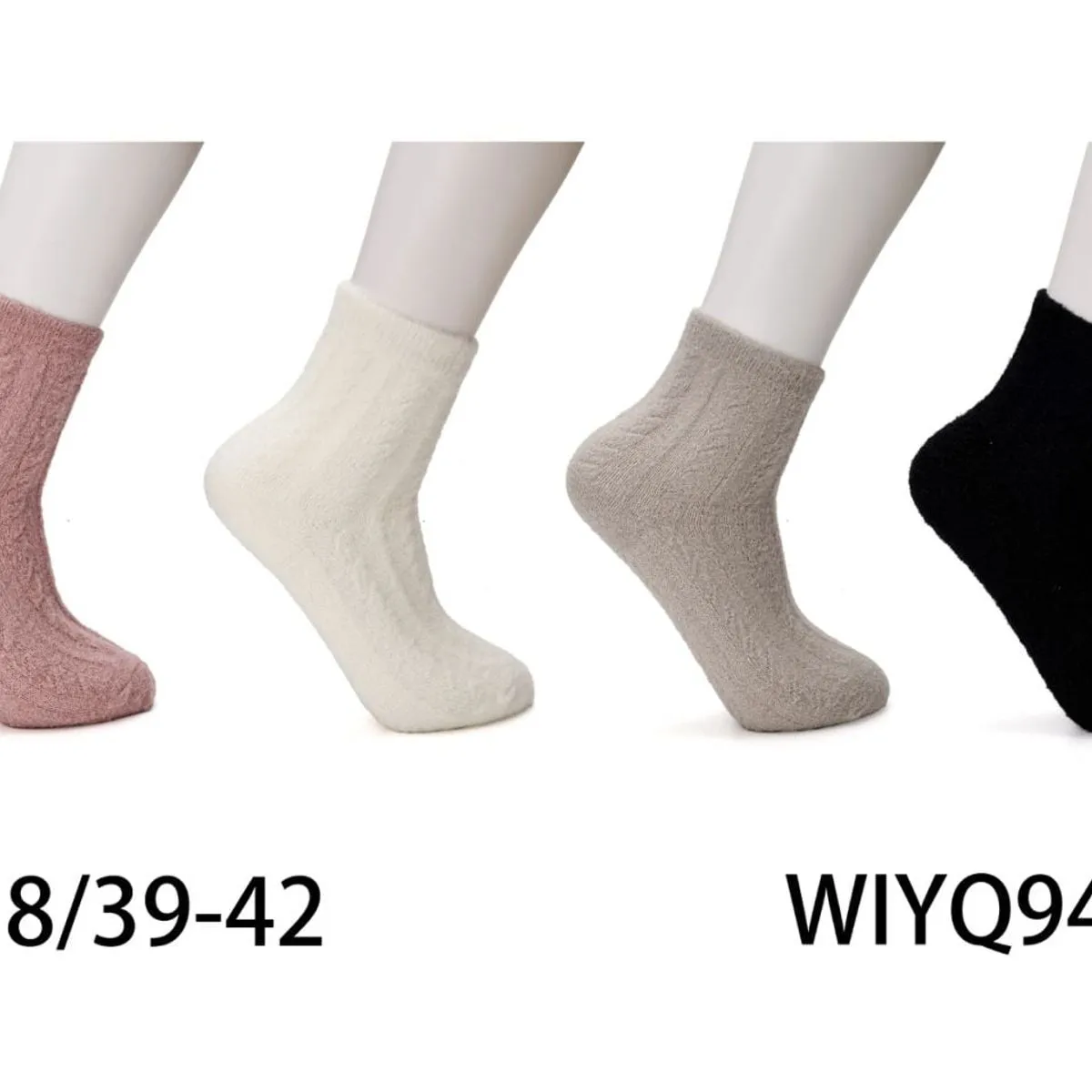 Skarpetki damskie wełniane 4 kolory roz. 35-38/39-42
