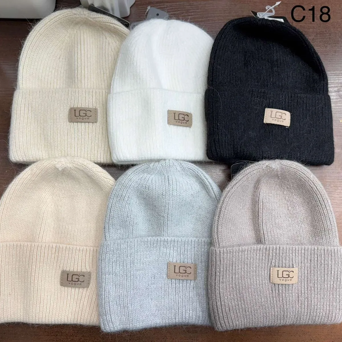 Czapki damskie beanie LGC 6 kolorów
