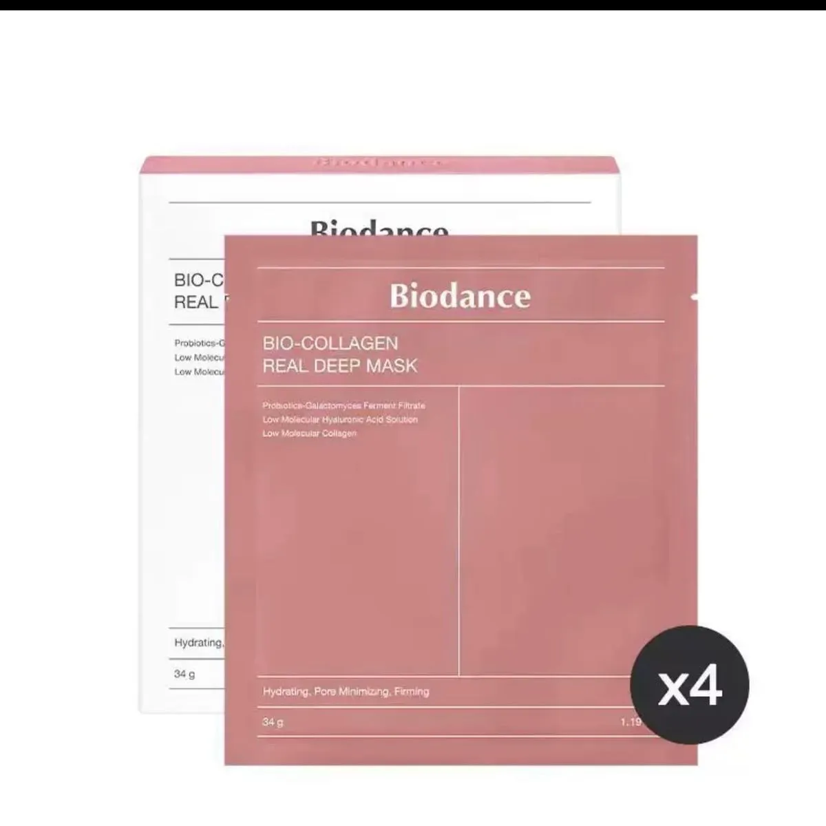 Bio-Collagen Real Deep Mask Biodance 25g x4 szt