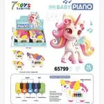Zabawka Piano Baby Jednorożec 30 cm