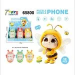 Zabawka Telefon Puzzle Mobile 6580 z pszczołą