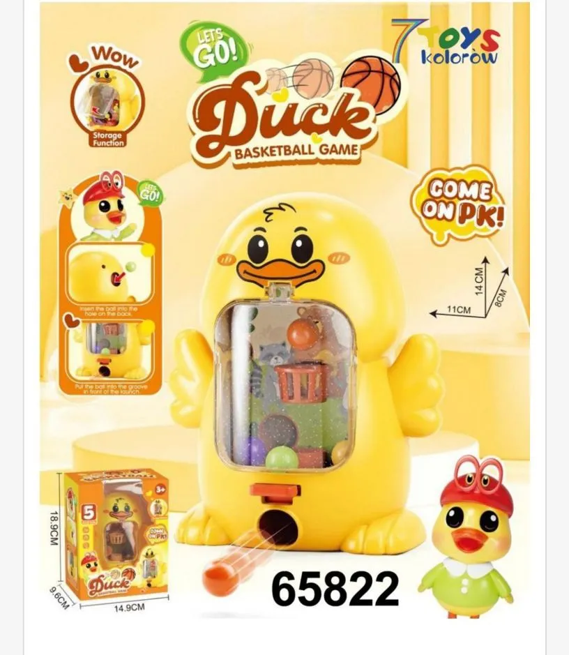 Mini Zabawka Duck Duck Basketball Game 14cm
