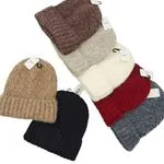 Czapki damskie beanie dzianinowe 6 kolorów