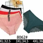 Majtki damskie koronkowe 8062# 2XL-4XL