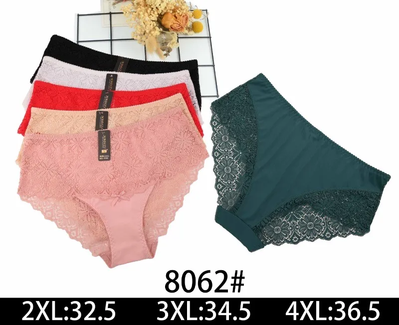 Majtki damskie koronkowe 8062# 2XL-4XL
