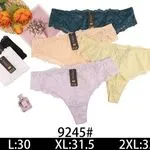 Majtki damskie koronkowe 5 szt. L:30 XL:31.5 2XL:33 9245#
