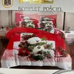 Komplet Pościel 200/220 3cz Mikrofibra Nano Zinc Śnieg